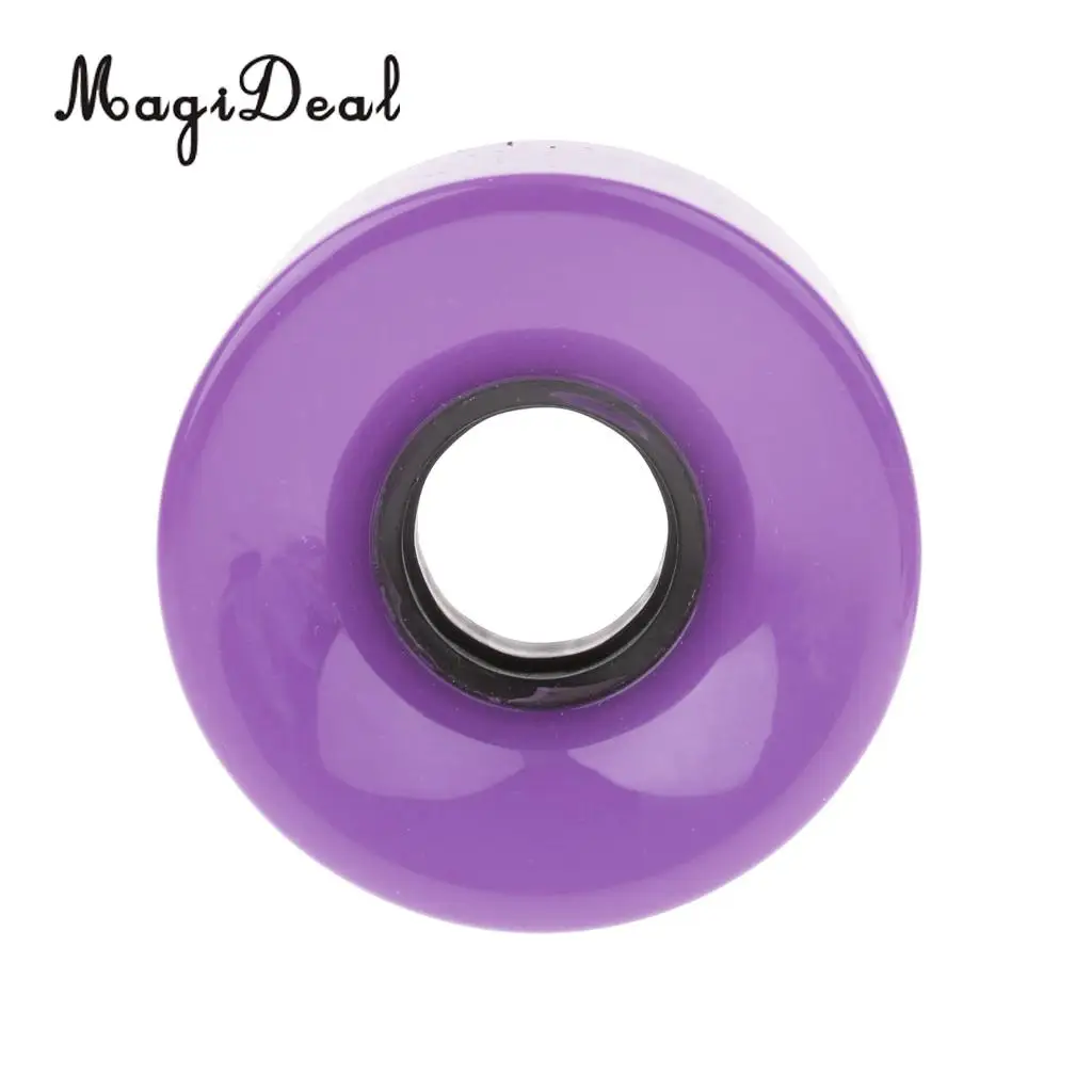 MagiDeal Solid Cruiser Longboard Bodyboard PU Wheels Colorful for Mini Cruiser Children Kids Skate Board Accessory
