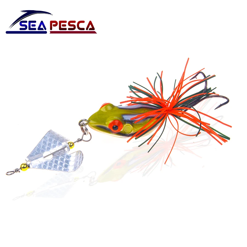 SEAPESCA Спиннер рыболовная приманка 135 мм 9 3g Ray Frog Minnow Iscal искусственная Поппер 3D