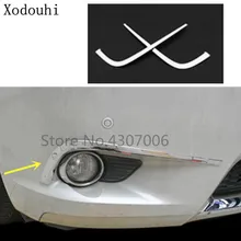 Car body head front fog eyebrow trim light font b lamp b font frame stick ABS