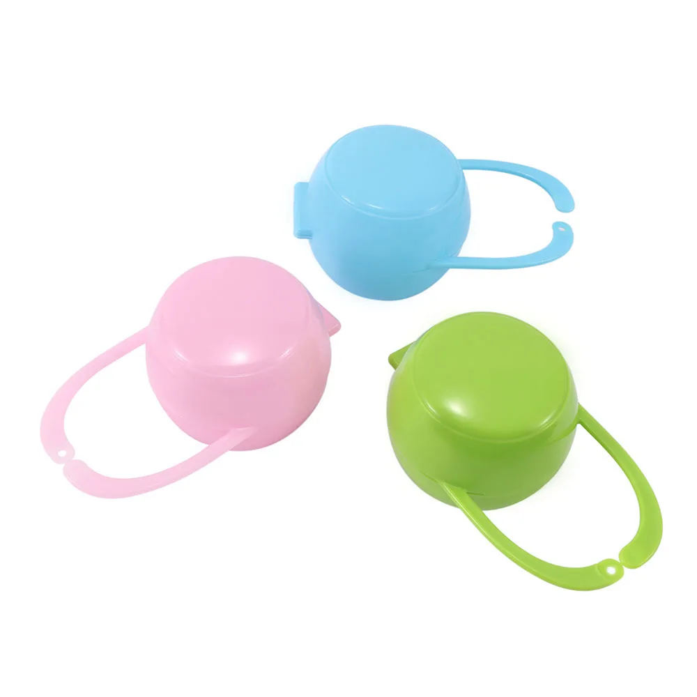 

Solid Portable Baby Nipple Box Boy Girl Infant Pacifier Cradle Case Holder Travel Storage Soother Safe Box