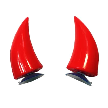 

Fashion punk style motorcycle helmet Devil's horn motorbike Demon horn decoration full face helmet off road decoration