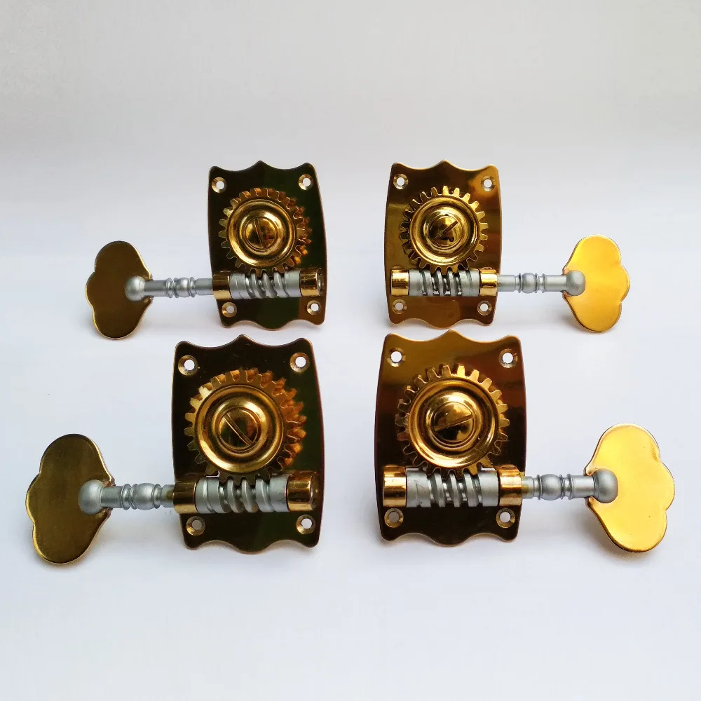 

4/4 3/4 Deluxe single bass handle Annular worm Mo-coated the remaining mirror Ti-gold-coated polished SL505