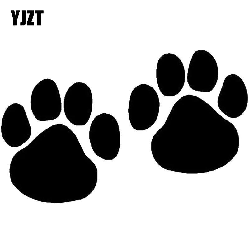 08 45 De Réductionyjzt 10264 Cm Chat Et Chien Patte Imprimer Voiture Style Décoration Décalque Créatif Dessin Animé Voiture Autocollant