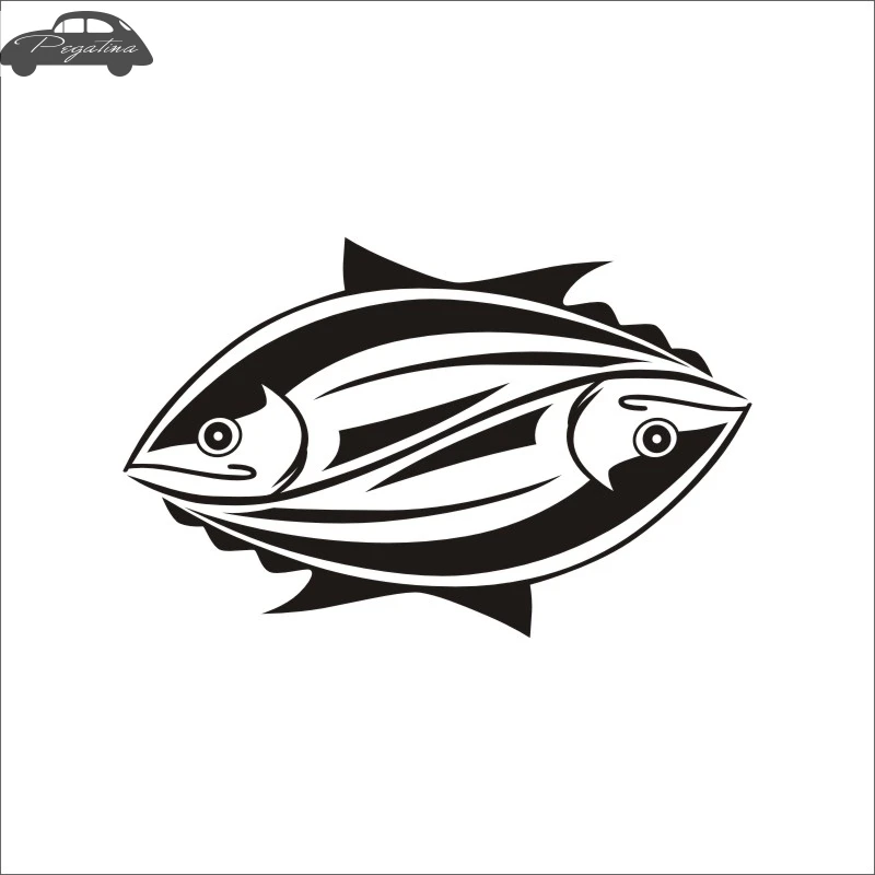 Тунец рыба Thunnus Thynnus автомобиль наклейка Calamar постер с лодкой наклейки декор