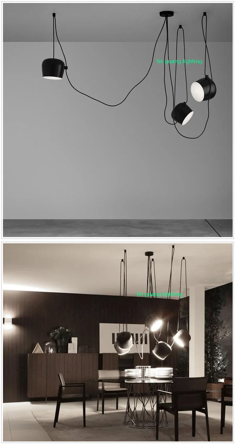 Скандинавский дизайн, постмодерн, простая творческая личность, подвесной светильник для ресторана, Американский промышленный стиль, подвесные светильники