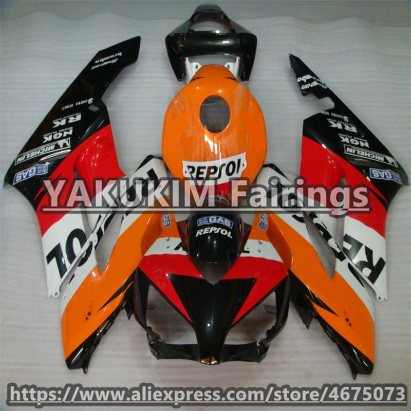 ABS инъекции обтекатели комплект для Honda CBR1000RR 2004 2005 мотоциклетные Обтекатели Badywork