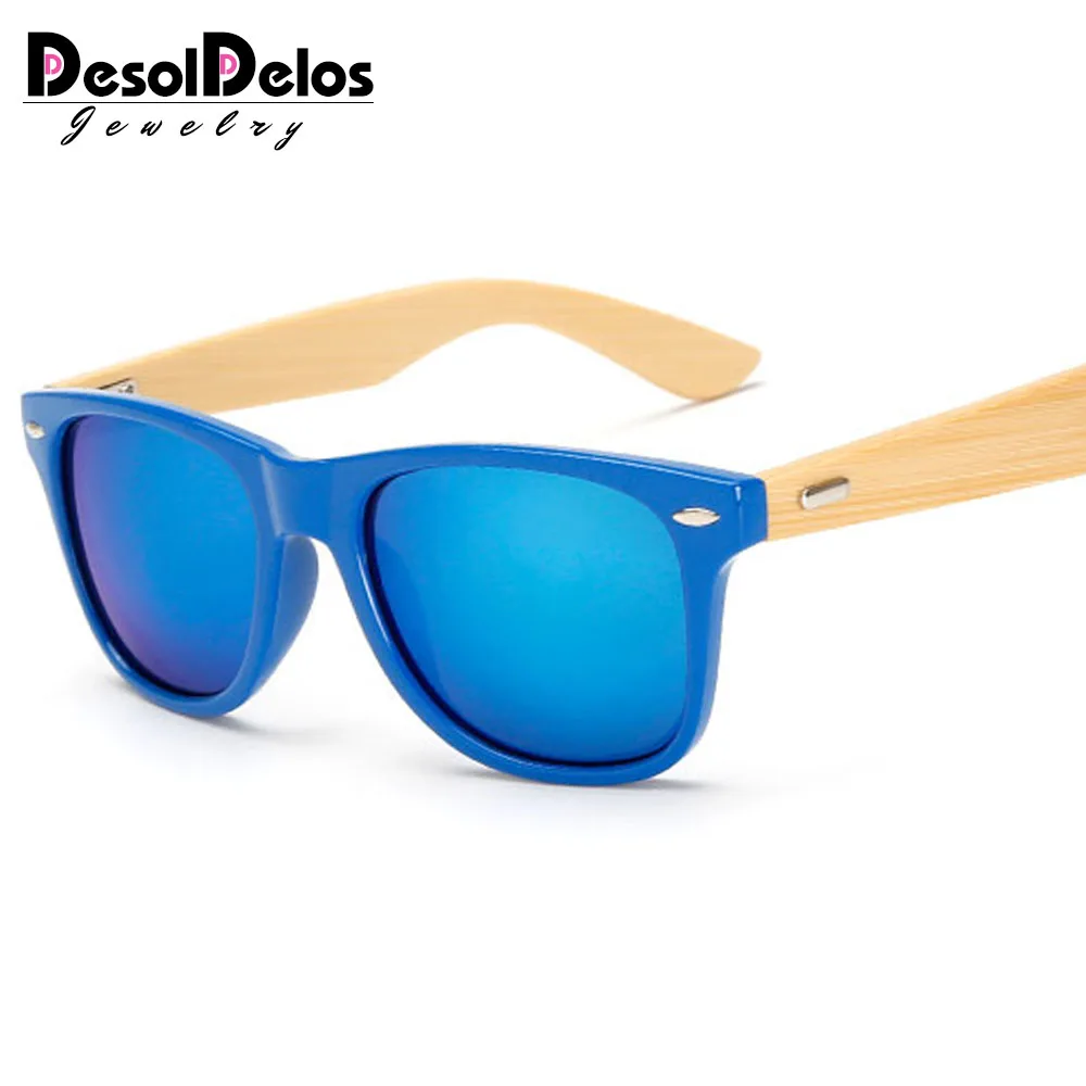 

17 color Wood Sunglasses Men women square bamboo Women for women men Mirror Sun Glasses retro de sol masculino 2019 Handmade