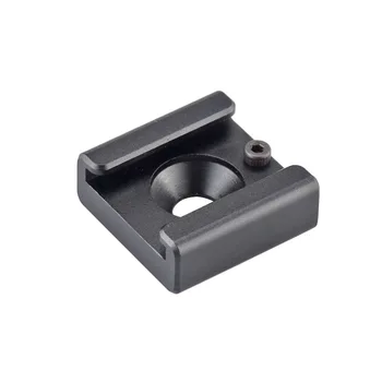 

Cold Shoe Adapter Standard Shoe Type 1/4" Screw mount For DSLR Camera Cage Video Light Microphone Stent - 101