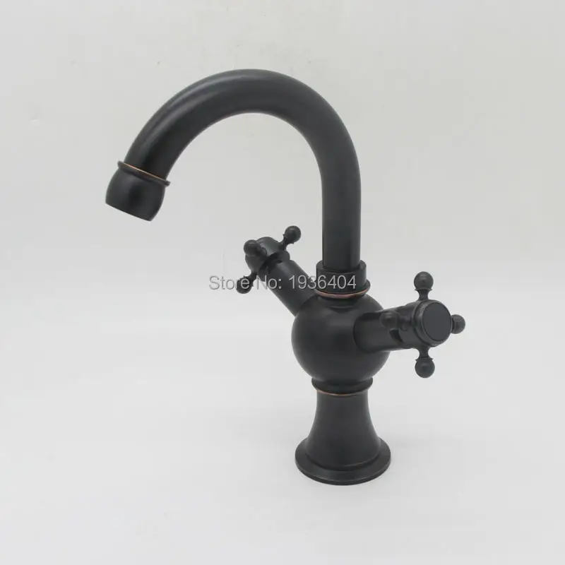 black-bronze-retro-style-copper-mixer-taps-deck-mounted-dual-handles-round-ball-mixer-taps-b3240