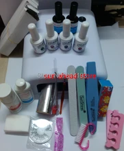 2017 Ногтей Pro DIY Полный Комплект JT18 Led Soak Off уф-Гель Польский Маникюр Cleanser Topcoat Архива 36 Вт Леча Светильник Комплект набор