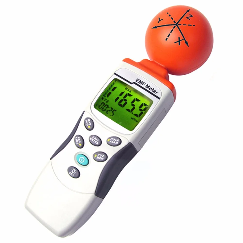 

Electromagnetic Wave Field Gauss Meter Strength Radiation 50MHz~3.5GHz Digital RF Wireless LAN Bluetooth