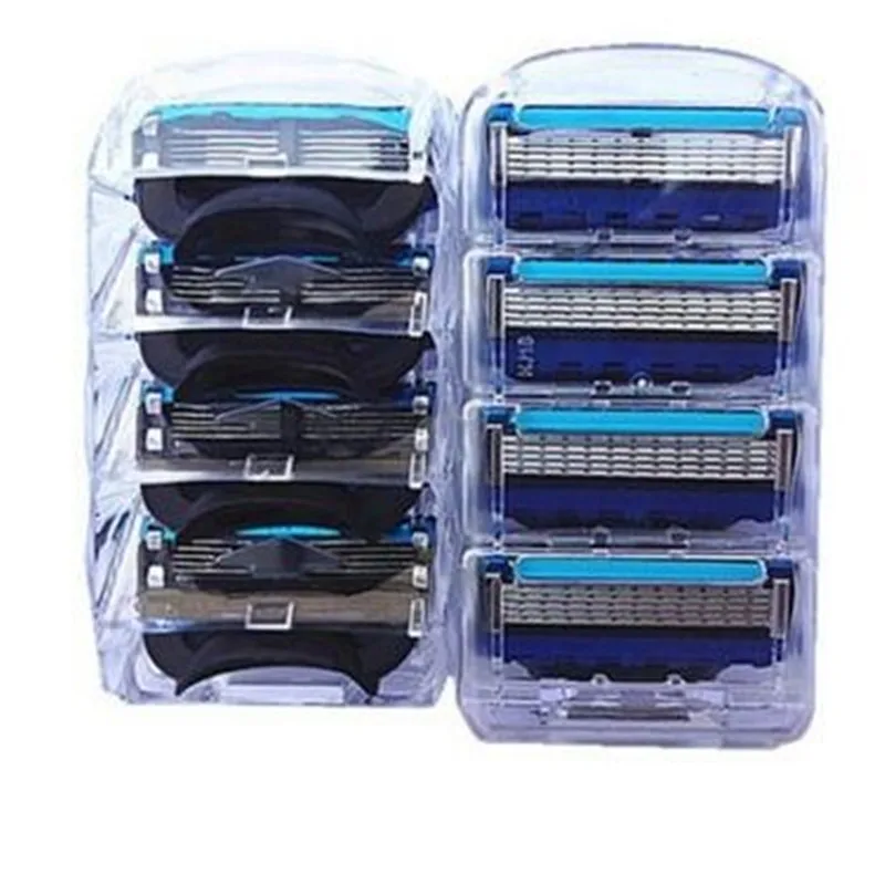 Lâminas de Barbear Máquina de Barbear para Gilettee Energia de Fusão 4 Pçs e lote 5 Camada Lâmina Bladesfor Barbeador Gillette Proglide 6 Lâmina de barbear