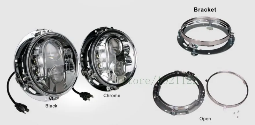 7 Inch 60w Cree Headlight Hi low beam with DRL For Wrangler 07-15 Defender G55 G500 Harley.1111111111jpg