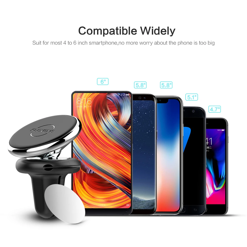 FLOVEME Magnetische Auto Halter Für iPhone XS Samsung Handy Halter Stehen GPS Air Vent Halterung Au