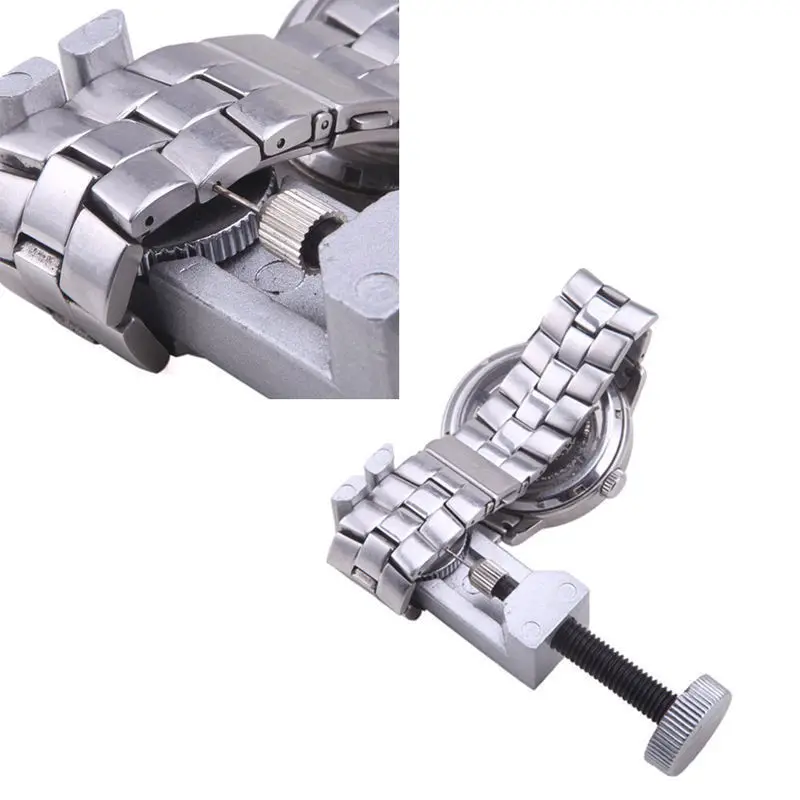 

Metal Adjustable Watch Band Strap Bracelet Link Pin Remover Repair Tool Kit Watch Tools Silver/Black/Red/Green