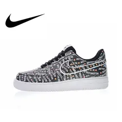 Оригинальные аутентичные Nike Air Force 1 JDI PRM Для Мужчин's Скейтбординг обувь Спорт на открытом воздухе кроссовки бег ходьба дизайнер AO3977-001