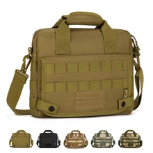 Мужская камуфляжная тактическая сумка-мессенджер для Ipad4/10 дюймов, сумка для планшета, ноутбука, уличная Водонепроницаемая армейская сумка на плечо, тактический портфель K309