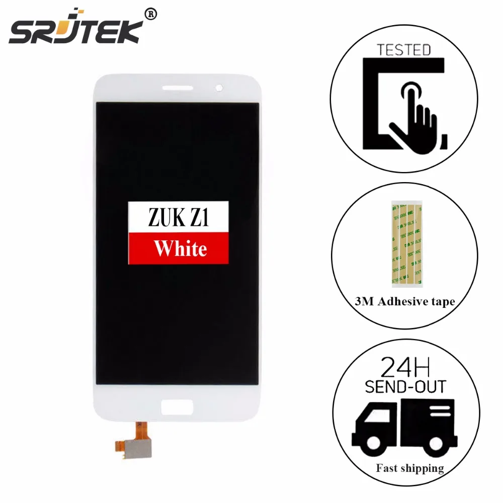 

srjtek For Lenovo ZUK Z1 LCD Display+Touch Screen 100% Original Screen Digitizer Assembly Replacement ZUK Z1 Phone+tools