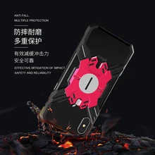 

2018 Showkoo Metal Bumper For iPhone 6 6s 7 8 Plus X Xs Xr XsMax Metal Phone case Shockproof X-Shape Luxury Phone cover