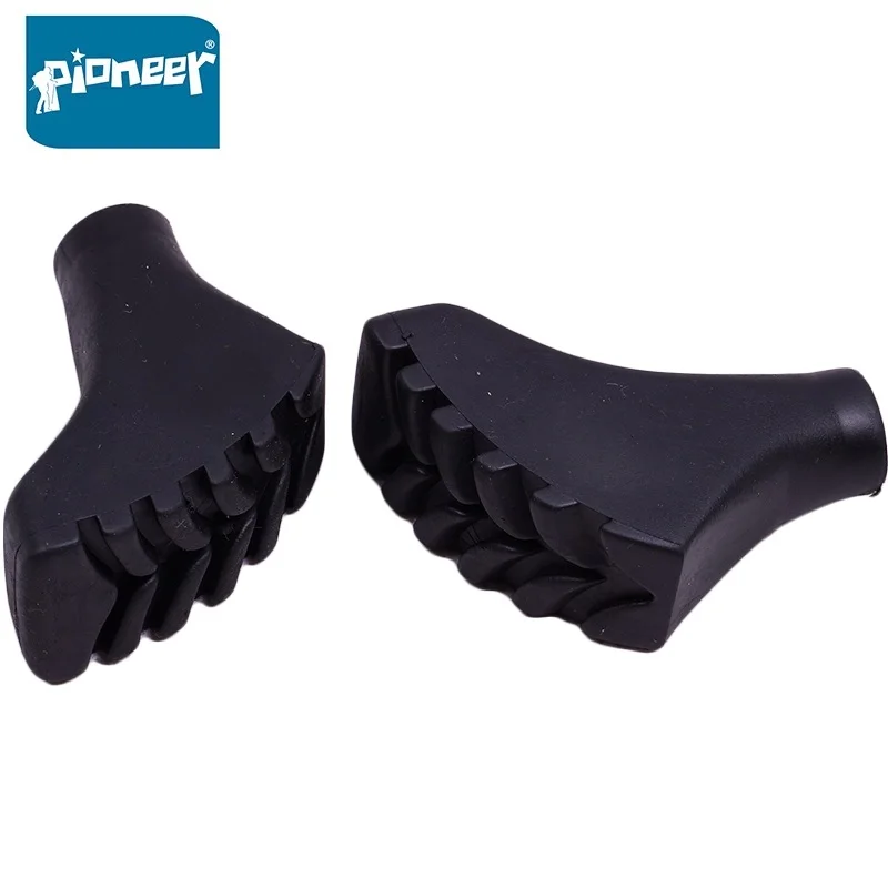 

4 Pcs/lot Pioneer Walking Sticks Anti-Slip Rubber Tips Trekking Poles Accessories