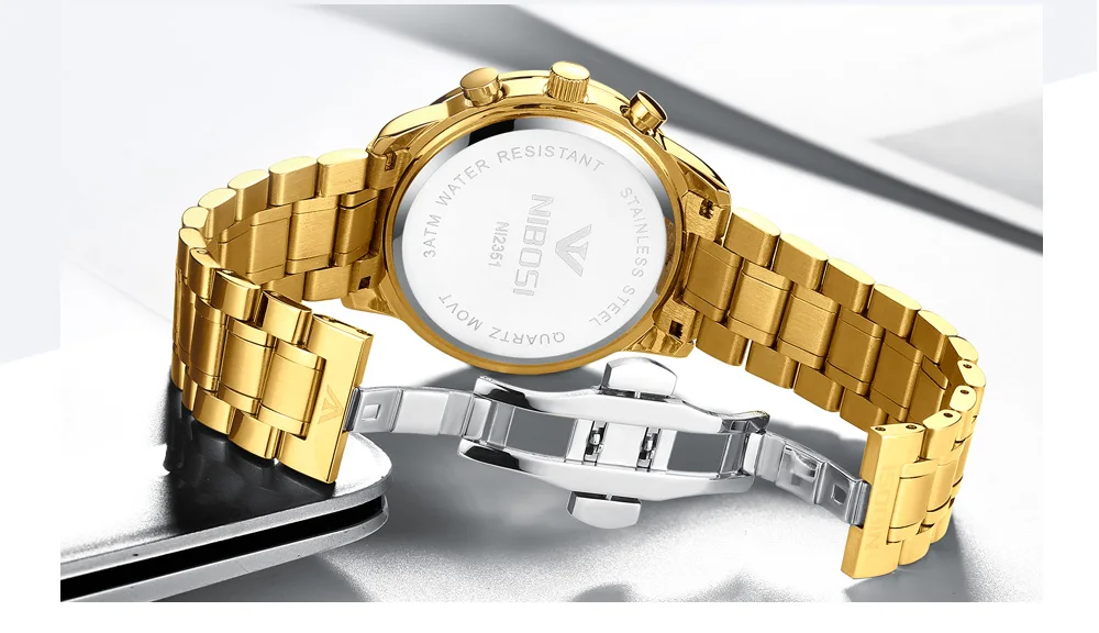 Relogio Masculino NIBOSI Quartz Watches Men Steel Band Men Watches 2018 Luxury Brand Waterproof Wrist Watches For Men Brand Saat (12)