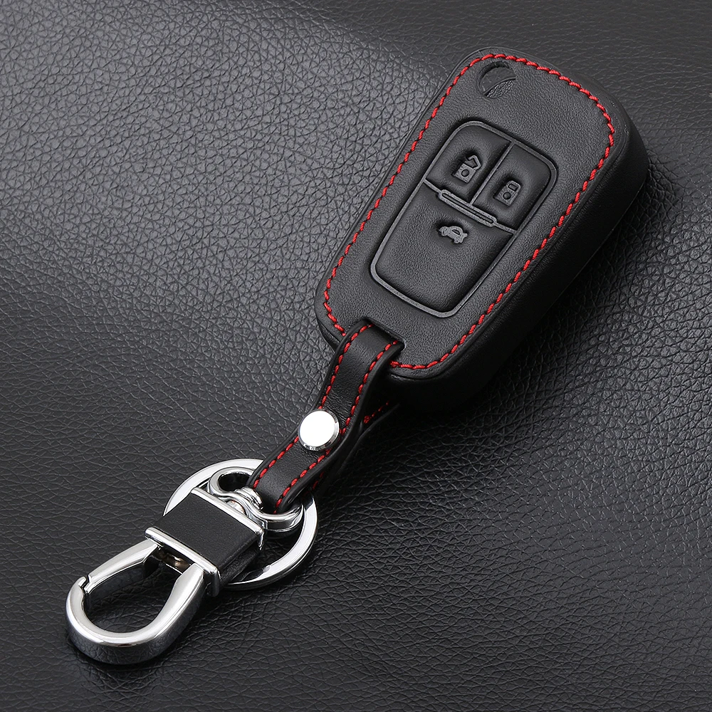 Кожаный чехол VCiiC для ключей Opel Astra Corsa Antara Zafira ASTRA J Mokka Insignia Chevrolet Cruze Aveo Spark Onix Volt |