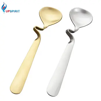 

Upspirit Creative Shape Stainless Steel Coffee Spoon Ice Cream Dessert Scoop Tea Stirring Spoon For Picnic Cup Accessories