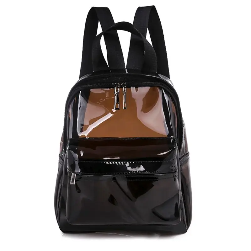 Винтажный Повседневный супертяжелый рюкзак унисекс для мужчин и женщин, прозрачная сумка из ПВХ для школы, путешествий, спорта или активного отдыха