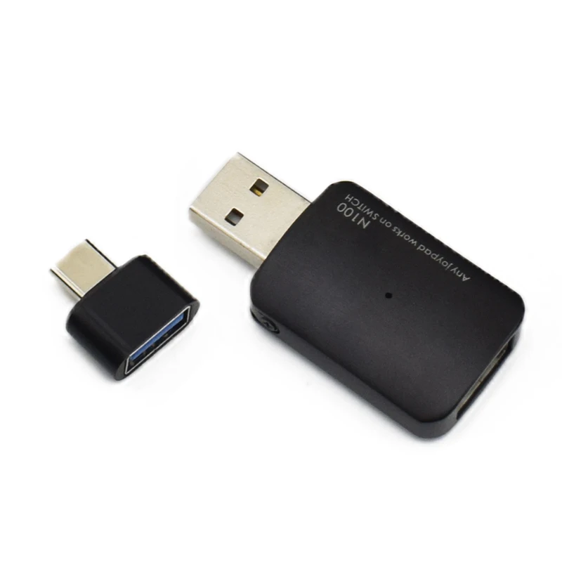 Данных лягушка портативный HDMI Тип C адаптер для rend переключатель usb-хаб конвертер+ проводной геймпад для nintendo Switch NS - Цвет: USB converter