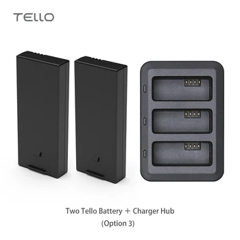 

DJI Tello Battery & Battery Charger Hub RYZE Original Flight Battery 1100 mAh 3.8V Lipo 4.18 Wh for DJI Tello Drone Accessory