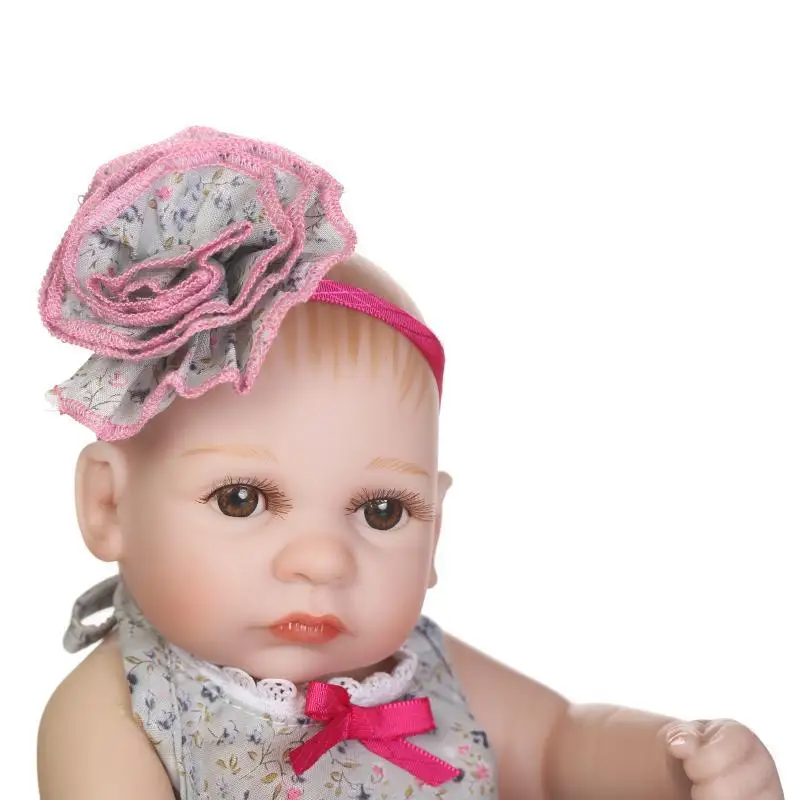 Мини-близнецы reborn Baby doll Полный Силиконовые ручной работы для новорожденных, для девочек куклы реалистичные новорожденных Baby Doll младенцев, милые костюмы на день рождения