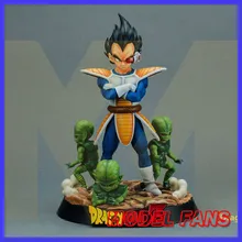 Модели поклонников KM Dragon Ball Z 22 см Vegeta GK статуя смолы фигурка для коллекции