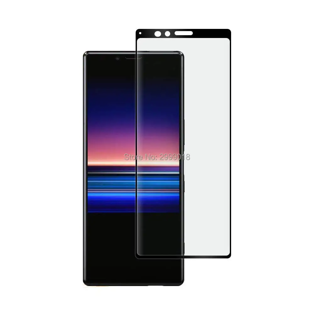 

3D Tempered Glass For Sony Xperia 1 Xperia1 J8110 J8170 J9110 Full Cover 9H Protective film Screen Protector For Sony Xperia 1