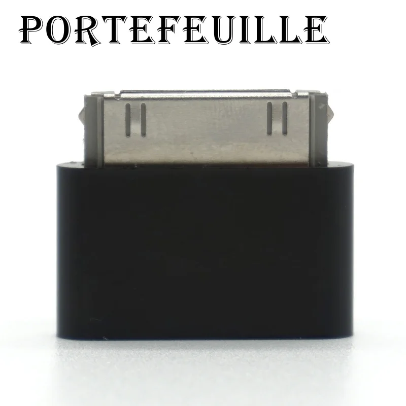 Portefeuille 3 шт микро USB Женский до 30 pin Мужской кабель для зарядного устройства адаптер для Apple iPhone 4S 4 S 3GS iPad iPhone4 iPhone4S зарядка