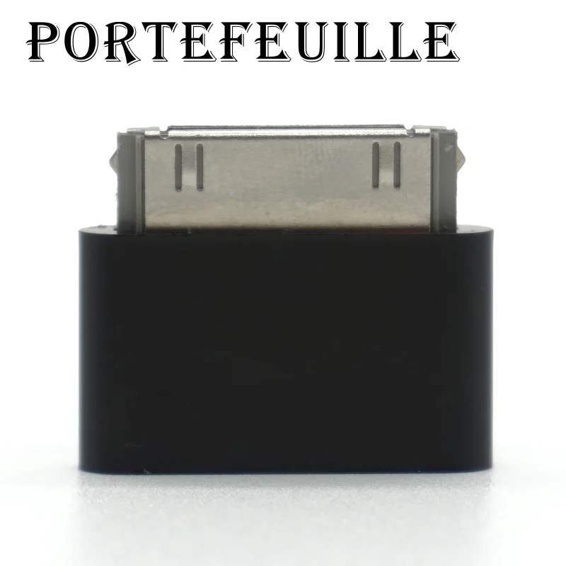 Portefeuille 3PCS Micro USB Female to 30 pin Male Charger Cable Adapter for Apple iPhone 4S 4 4G 3GS iPhone4 iPhone4S Charge (2)