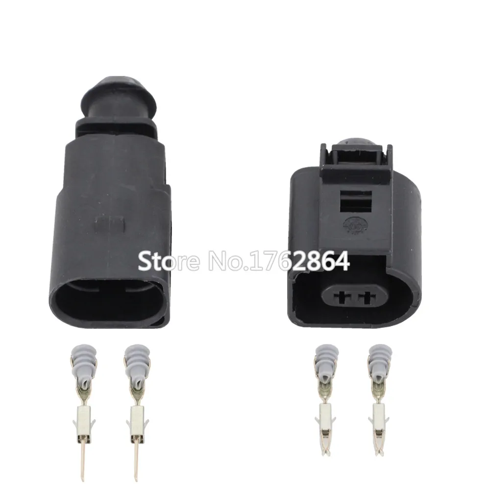 

10 Set 2 Pin DJ7025B-1.5-11/21 Female Male 1.5mm Auto Temp Sensor Plug Deflation Valve Plug Waterproof Connector