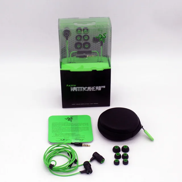 2016 Lateset Hammerhead Pro Gaming Headset Наушники с Микрофоном Игры С Шумоподавлением |