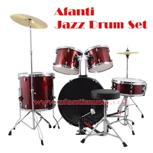 5 Drums 2 Crash Cymbals / purple color / Afanti Music Jazz Drum Set / Drum kit (AJDS-433)
