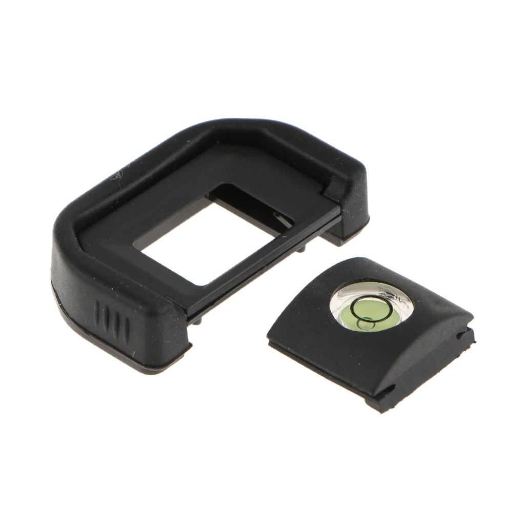 Black Viewfinder Rubber Eye Cup Replacement Eyepiece Eyecup Camera Eyes Patch For Canon  1500D/1300D/800D With Spirit Level