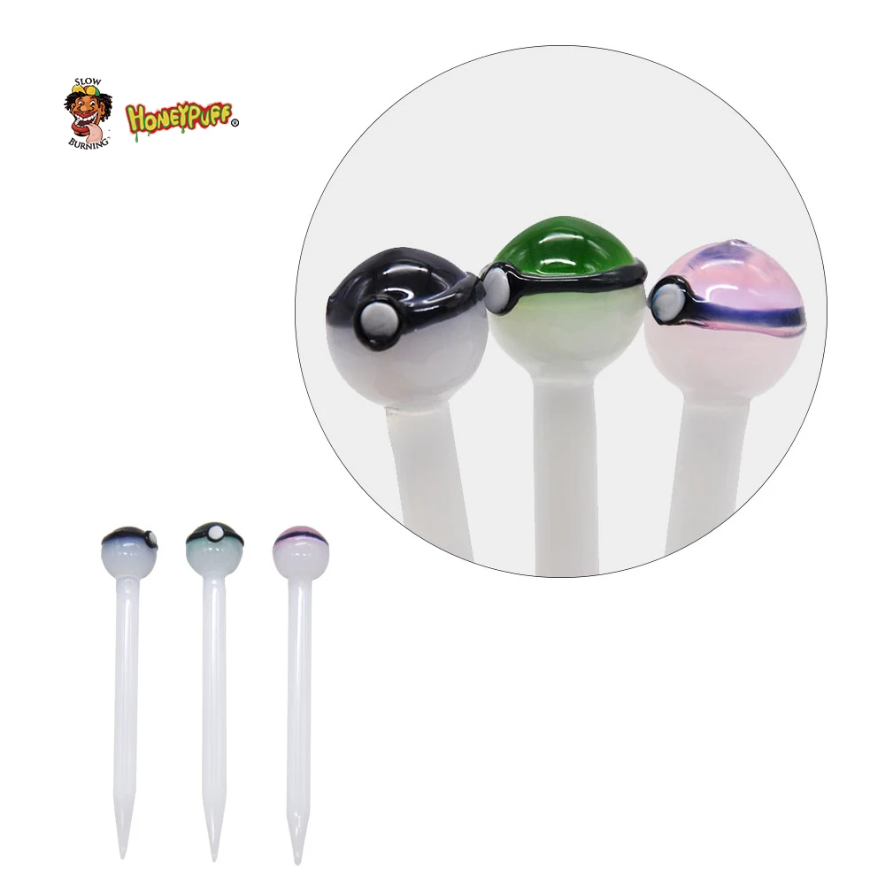 HONEYPUFF премиум стекло Carb cap Dabber воск масло папа инструмент 4,7 дюймов ручка Carb cap Dabbler кварц Banger Стекло Курительная Водопровод