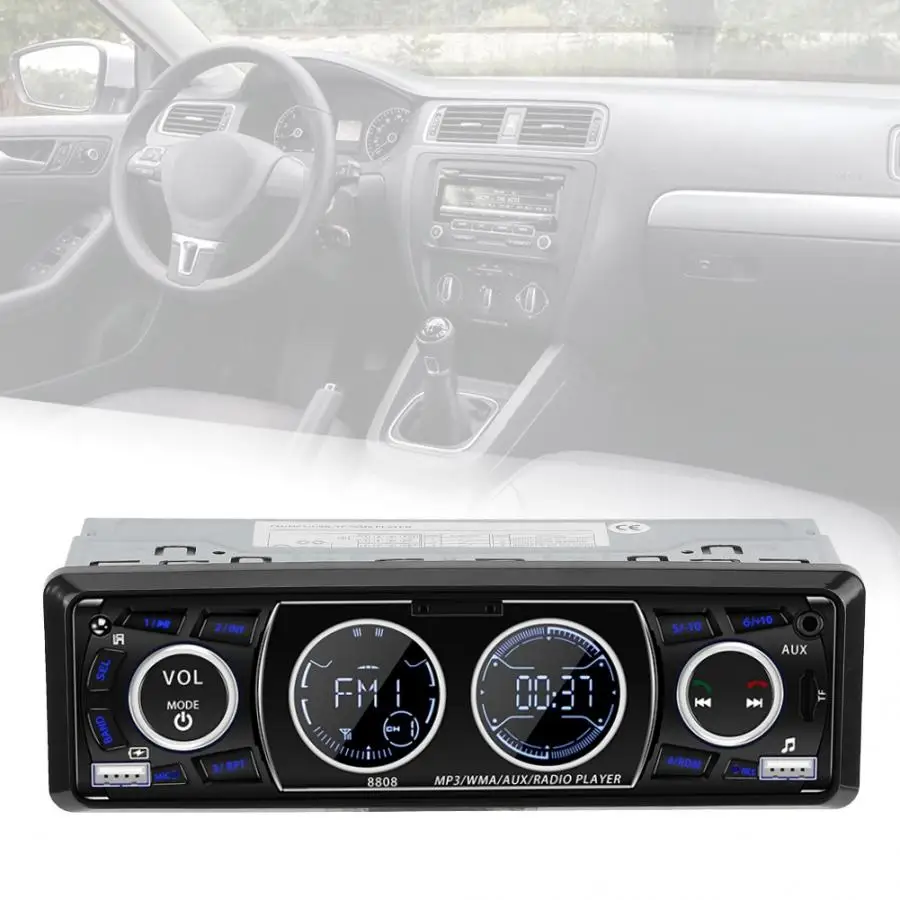 ЖК-экран MP3 Bluetooth FM карта памяти Автомобильный музыкальный радио плеер с пультом дистанционного управления Bluetooth Автомобильный MP3 авто аксессуары