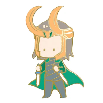 

Loki Chibi Avengers MCU Enamel Pin