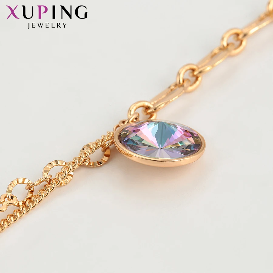 Xuping модные красивые браслеты кристаллы от Swarovski модные ювелирные изделия подарочная упаковка для элегантных дам S173.1-76068