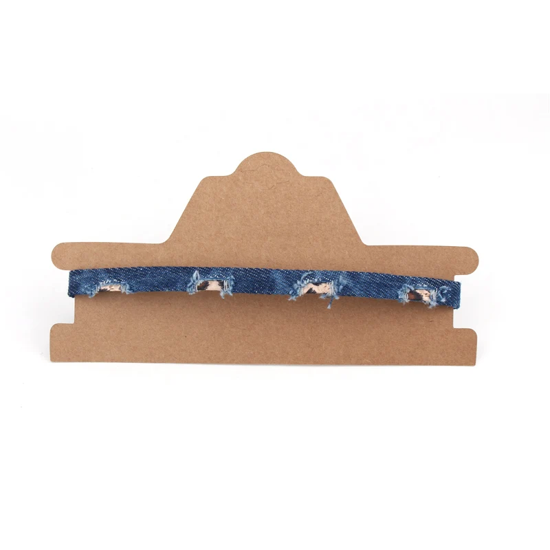 1PC New Punk Blue Denim Choker Necklace For Women Jeans Chockers Collar Collares Mujer Jewelry N1415 | Украшения и аксессуары