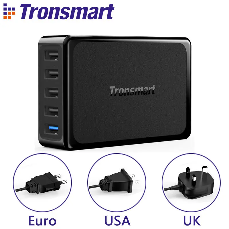 imágenes para Tronsmart u5pta cargador de escritorio una carga rápida cargador usb con 3.0 cuatro USB VoltiQ Rápido Cargador de Teléfono Adaptador de LA UE EE.UU. REINO UNIDO Plug imágenes para Tronsmart u5pta cargador de escritorio una carga rápida cargador usb con 3.0 cuatro USB VoltiQ Rápido Cargador de Teléfono Adaptador de LA UE EE.UU. REINO UNIDO Plug