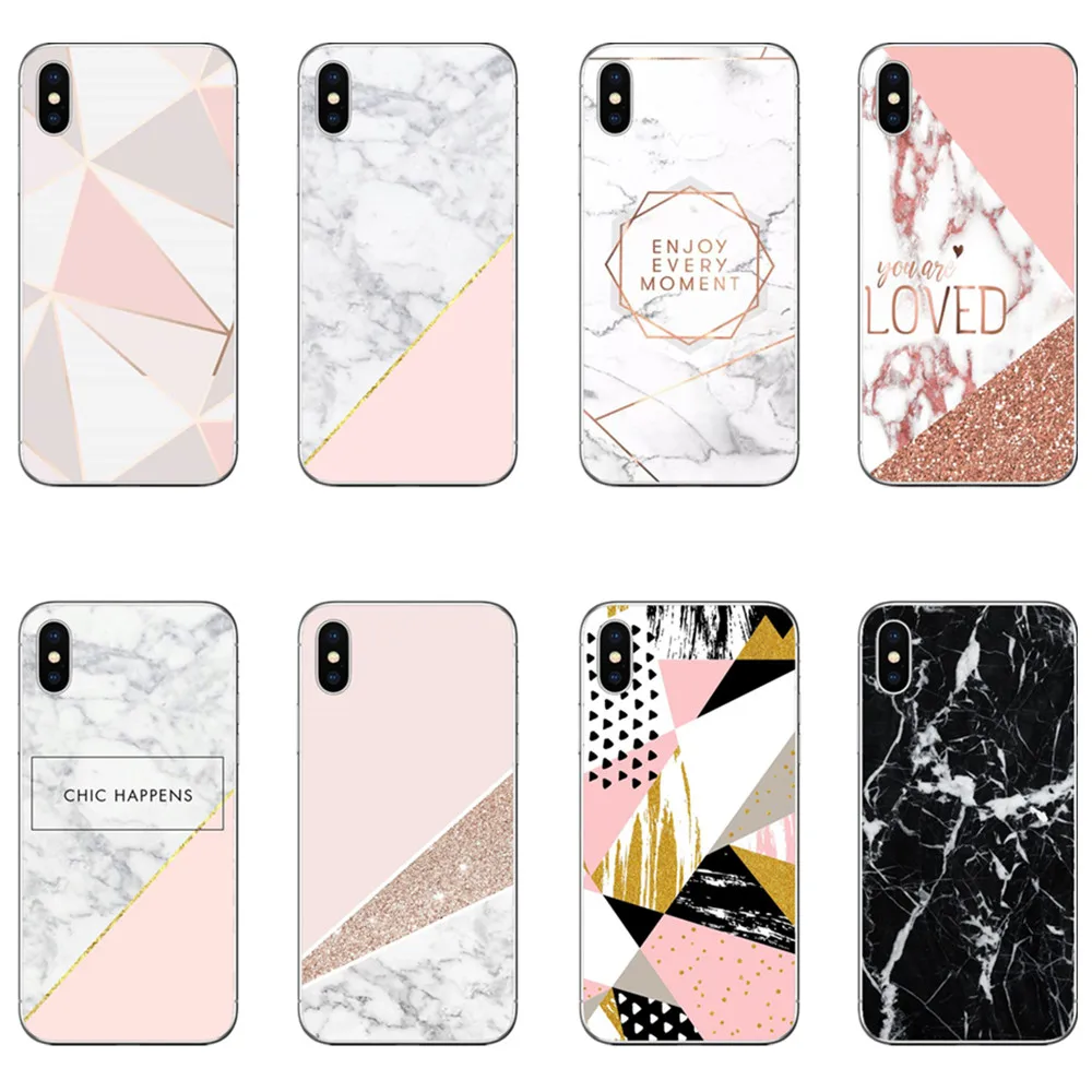 

Stylish luxury marble-striped soft silicone phone cover for iPhone S SE 5, 6, 7, 8 Plus for iPhone XS XR Max X10 phone cover