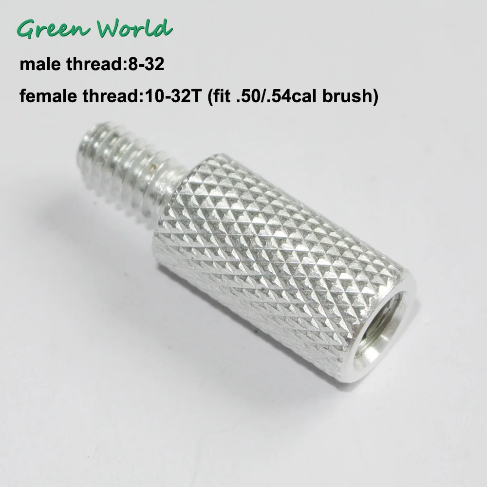 

Green World 1pc/lot Aluminum Adapter, Male Thread 8-32 ,Female Thread 10-32T