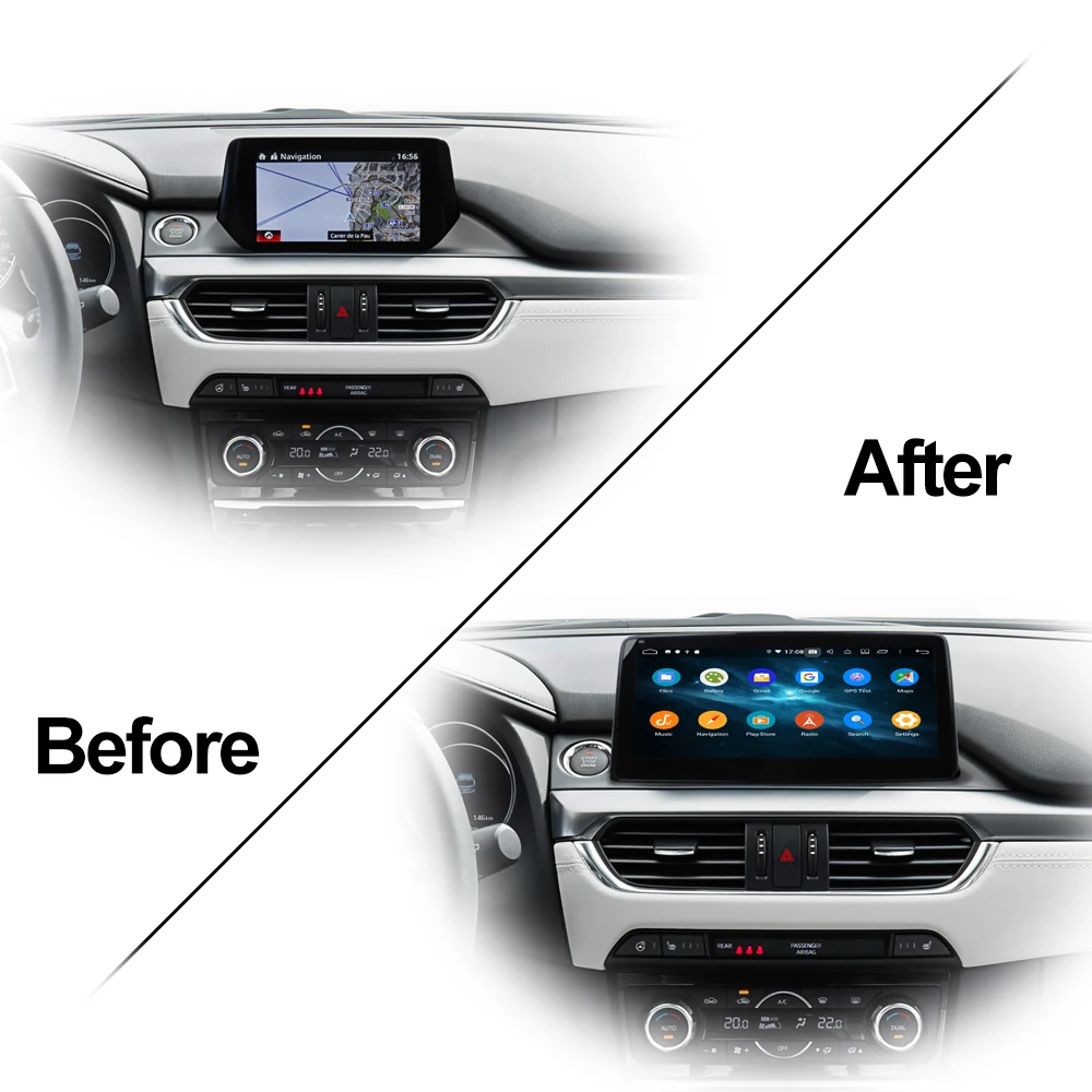 Clearance Owtosin Car Radio Multimedia Video Player Navigation GPS Android 9.0 For MAZDA 6 2015 2016 2017 2018 Car 4GB RAM 32GB ROM 2
