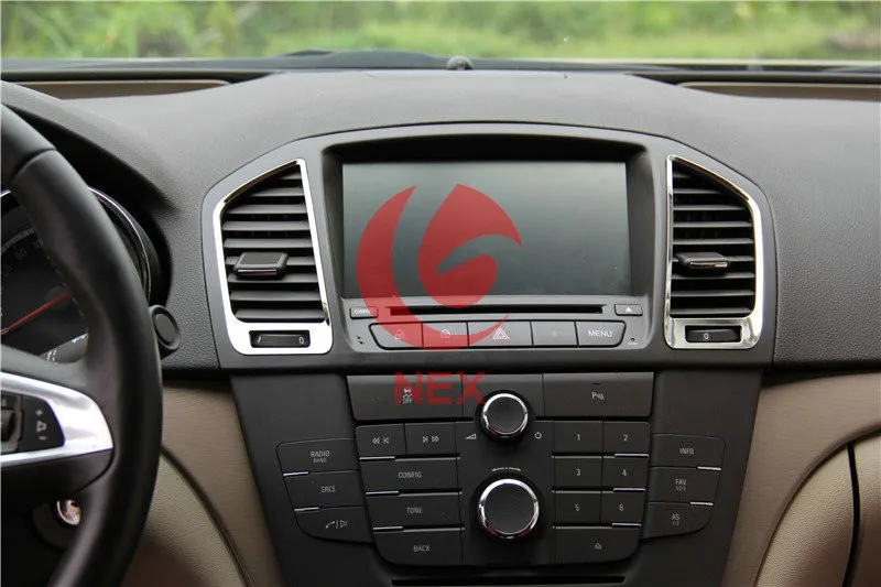 AOSRRUN хромированная крышка центрального выхода воздуха украшенная блестками автомобильные аксессуары для opel Insignia sedan Sport Tourer 2009-2013