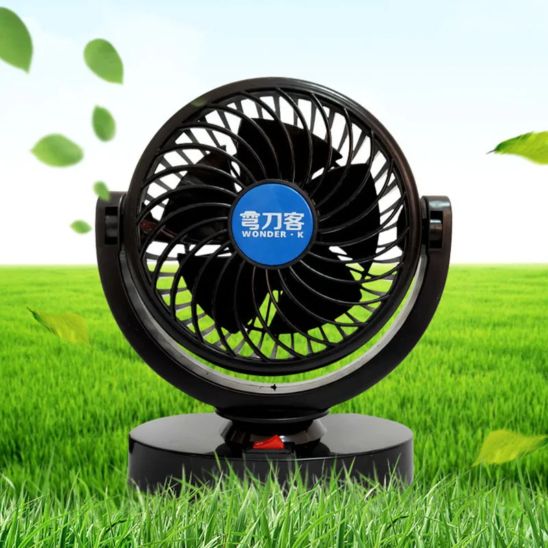 12V/24V Portable Car Fan Single Head Electric Fan Air 12V/24V Portable Car Fan Single Head Electric Fan Air